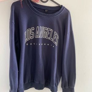 blue basic hoodie